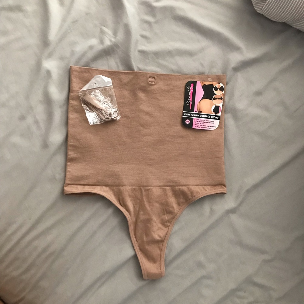 High waisted thong body shaper